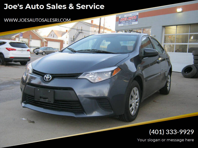 2014 Toyota Corolla for sale at Joe's Auto Sales & Service in Cumberland RI