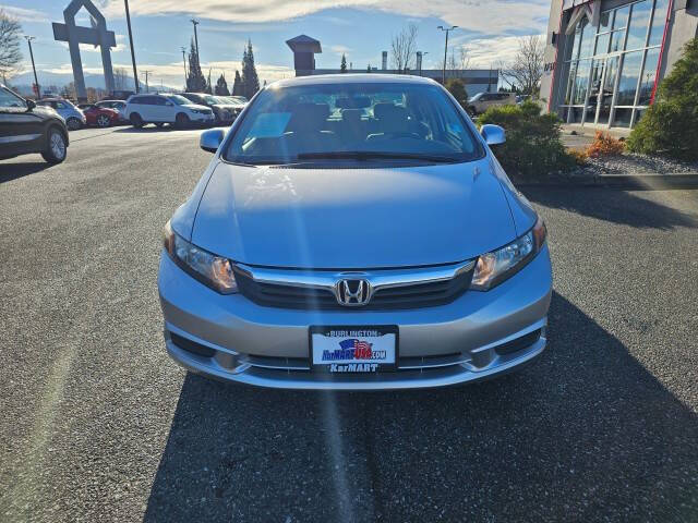 Used 2012 Honda Civic EX-L with VIN 19XFB2F99CE001486 for sale in Burlington, WA