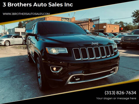 2015 Jeep Grand Cherokee for sale at 3 Brothers Auto Sales Inc in Detroit MI