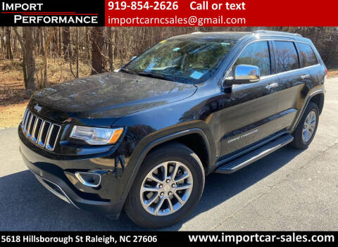 2014 Jeep Grand Cherokee for sale at Import Performance Sales in Raleigh NC