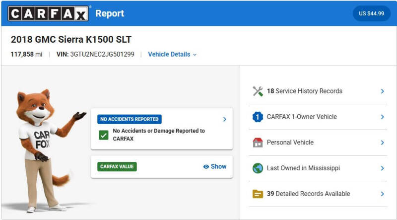 2018 GMC Sierra 1500