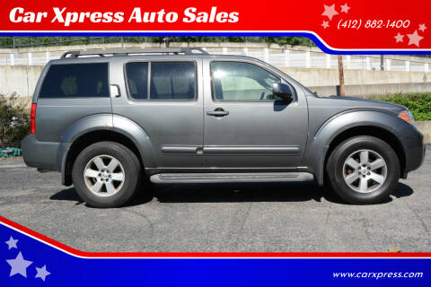 2008 Nissan Pathfinder for sale at Car Xpress Auto Sales in Pittsburgh PA
