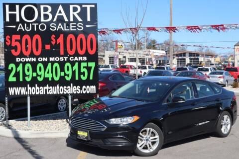 2018 Ford Fusion for sale at Hobart Auto Sales in Hobart IN