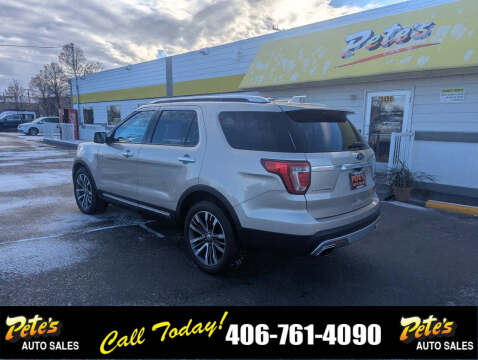 2017 Ford Explorer Platinum