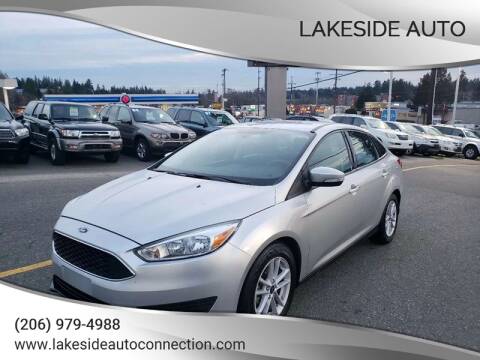 2017 Ford Focus for sale at Lakeside Auto in Lynnwood WA