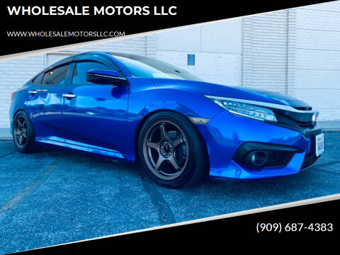 2016 Honda Civic for sale at WHOLESALE MOTORS LLC in Riverside CA