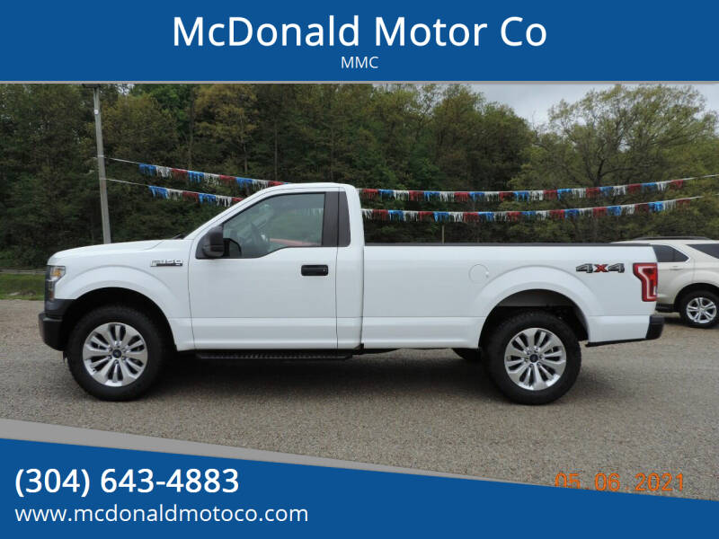 2016 Ford F-150 for sale at McDonald Motor Co in Harrisville WV