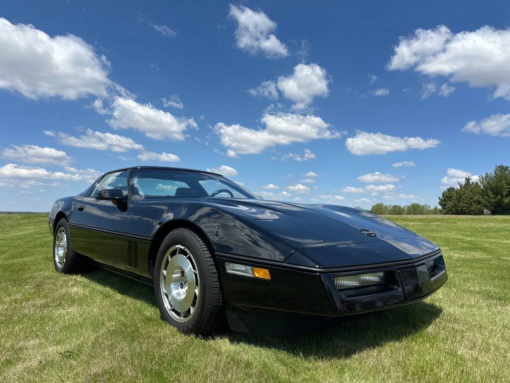 BLACK 1986 Chevrolet Corvette Base 2dr Hatchback 1