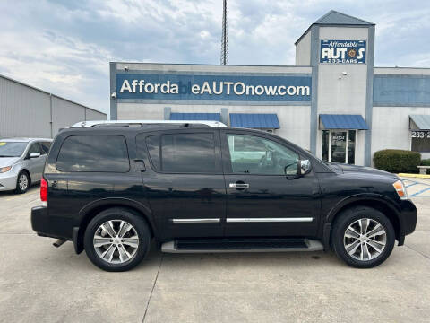 2015 Nissan Armada for sale at Affordable Autos in Houma LA