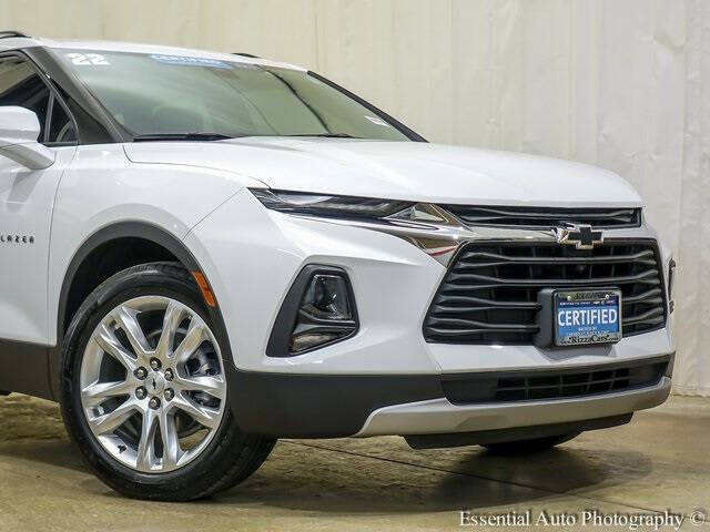 Used 2022 Chevrolet Blazer 3LT with VIN 3GNKBJRS0NS139775 for sale in Tinley Park, IL