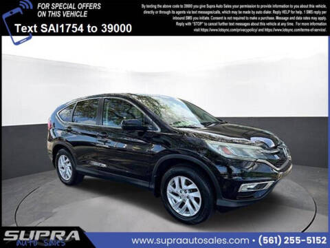 2016 Honda CR-V for sale at SUPRA AUTO SALES in Riviera Beach FL