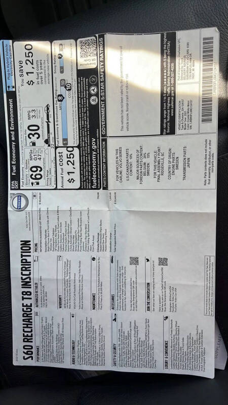 2021 Volvo S60 Recharge T8 Inscription