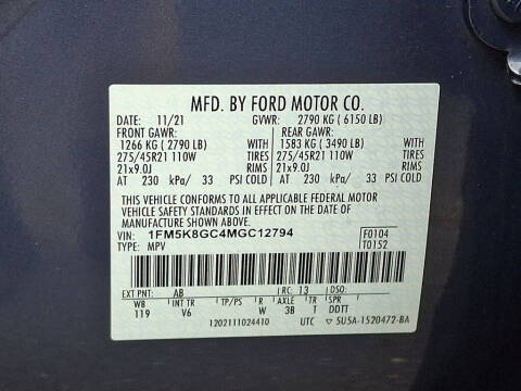 2021 Ford Explorer ST