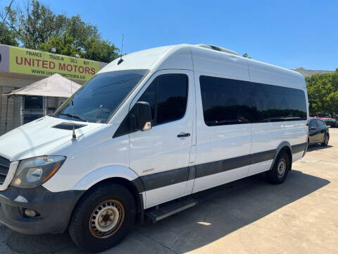 2015 Mercedes-Benz Sprinter for sale at UNITED MOTORS in Mckinney TX