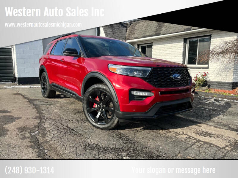 2021 Ford Explorer for sale at Western Auto Sales Inc in Farmington Hills MI