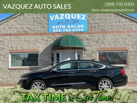 2017 Chevrolet Impala for sale at VAZQUEZ AUTO SALES in Bloomington IL