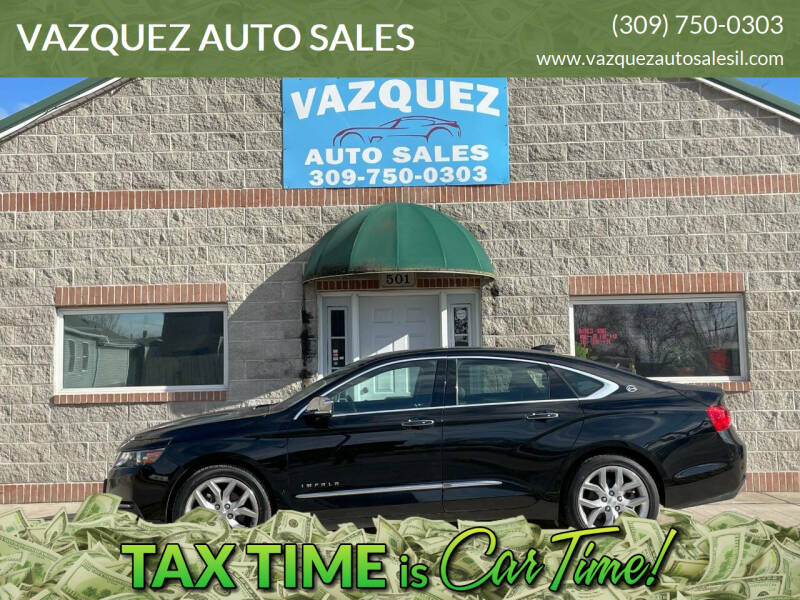 2017 Chevrolet Impala for sale at VAZQUEZ AUTO SALES in Bloomington IL