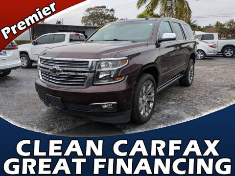 2017 Chevrolet Tahoe for sale at Palm Beach Auto Wholesale in Lake Park FL