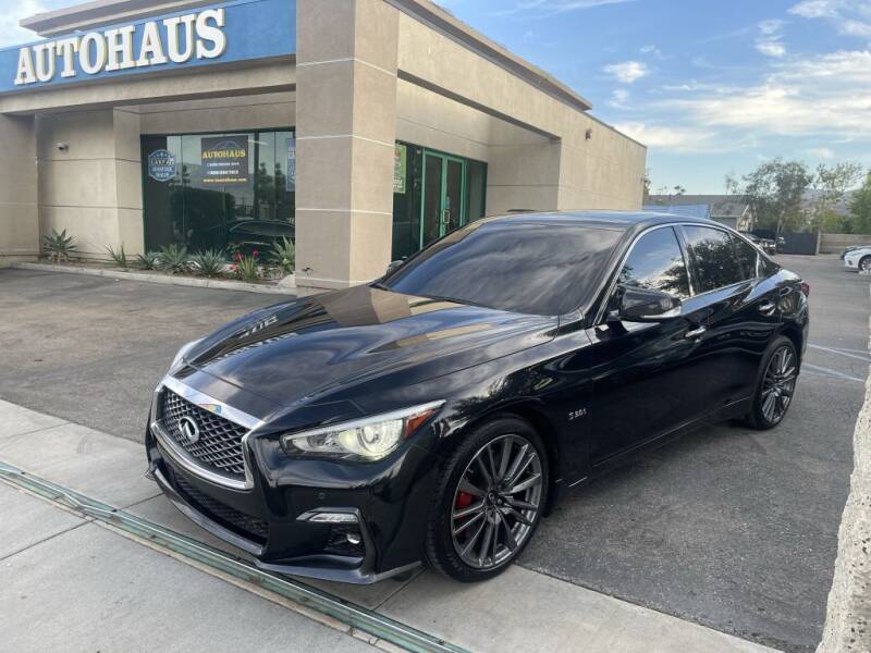 2020 Infiniti Q50 for sale at AutoHaus in Colton CA
