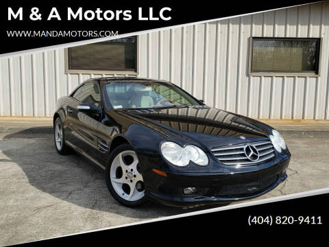 2004 Mercedes-Benz SL-Class for sale at M & A Motors LLC in Marietta GA