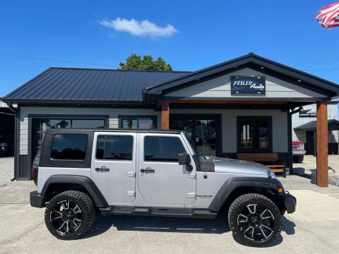 2009 Jeep Wrangler Unlimited for sale at Fesler Auto in Pendleton IN