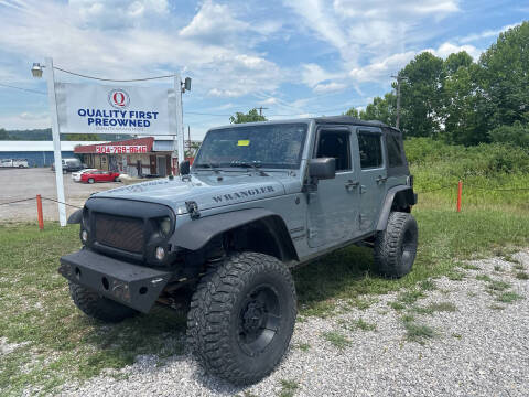 2015 Jeep Wrangler Unlimited for sale at Quality First PreOwned in Saint Albans WV