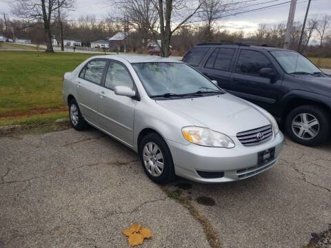 2004 Toyota Corolla for sale at David Shiveley in Mount Orab OH