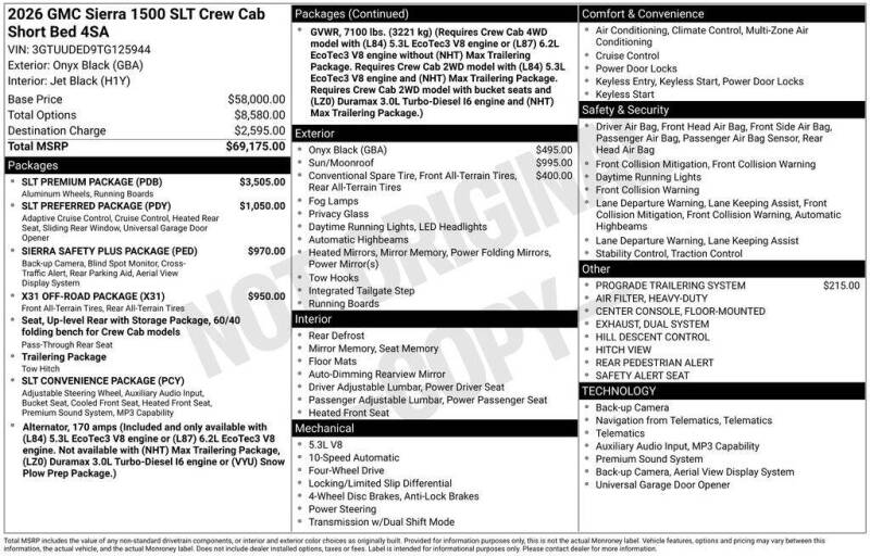 2026 GMC Sierra 1500