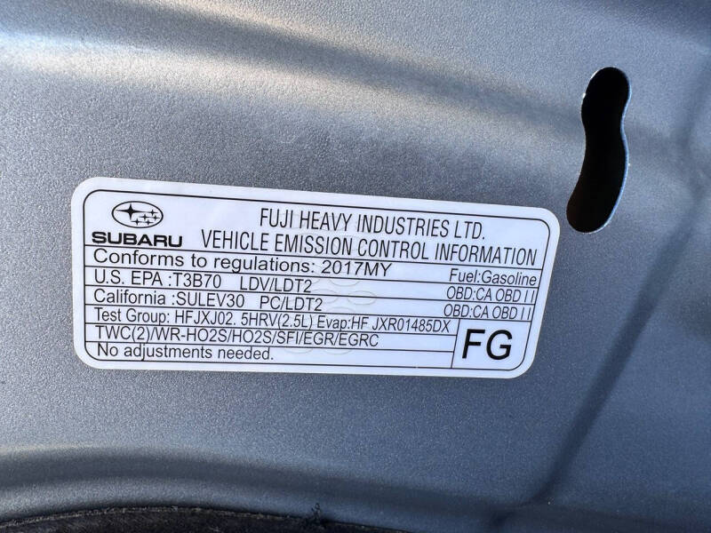 2017 Subaru Outback 2.5i Limited