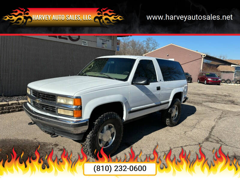1999 Chevrolet Tahoe for sale at Harvey Auto Sales, LLC. in Flint MI