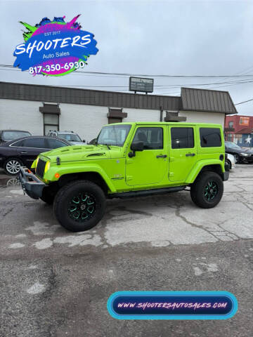 2012 Jeep Wrangler Unlimited for sale at Shooters Auto Sales in Fort Worth TX