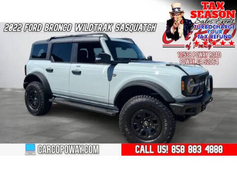 2022 Ford Bronco for sale at CARCO OF POWAY in Poway CA