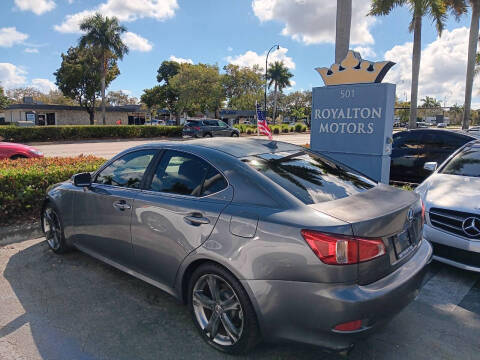 2012 Lexus IS 250 for sale at ROYALTON MOTORS in Plantation FL