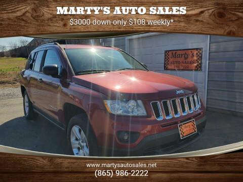 2011 Jeep Compass for sale at Marty's Auto Sales in Lenoir City TN