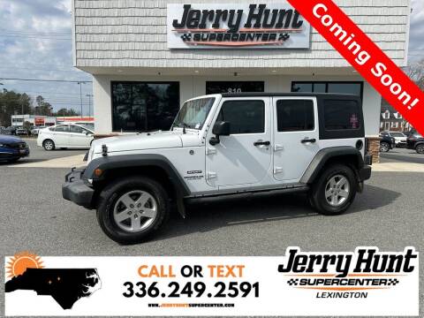 2016 Jeep Wrangler Unlimited for sale at Jerry Hunt Supercenter in Lexington NC