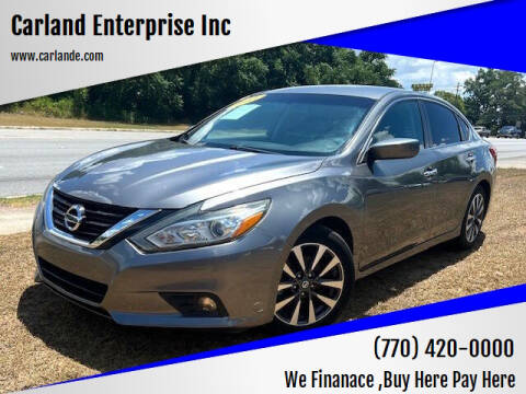 2017 Nissan Altima for sale at Carland Enterprise Inc in Marietta GA