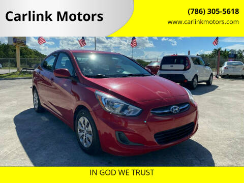 2017 Hyundai Accent for sale at Carlink Motors in Miami FL