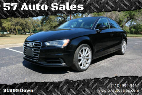 2015 Audi A3 for sale at 57 Auto Sales in San Antonio TX