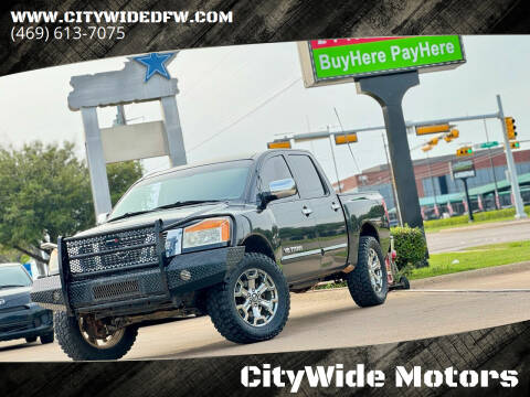 2012 Nissan Titan for sale at CityWide Motors in Garland TX