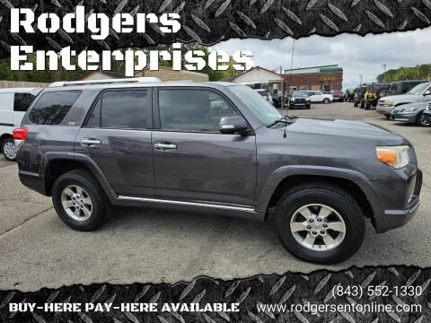 2010 Toyota 4Runner for sale at Rodgers Enterprises in North Charleston SC