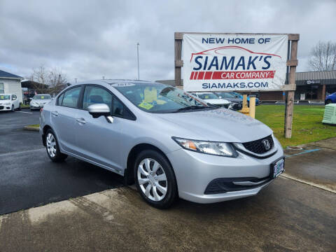 2015 Honda Civic for sale at Siamak's Car Company llc in Woodburn OR