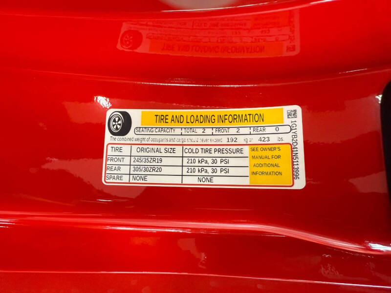 2022 Chevrolet Corvette Stingray