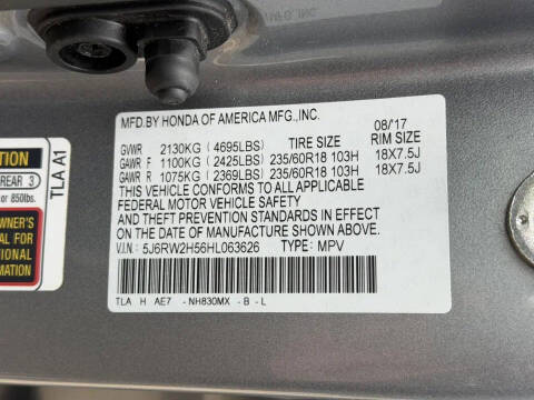 2017 Honda CR-V EX