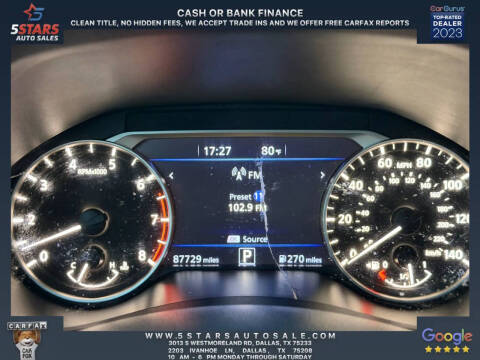 2019 Nissan Altima 2.5 SR