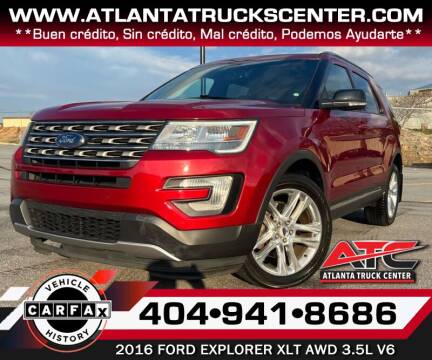 2016 Ford Explorer for sale at ATLANTA TRUCK CENTER LLC in Brookhaven GA