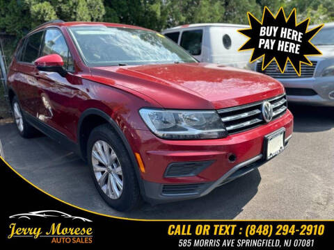 2019 Volkswagen Tiguan for sale at Jerry Morese Auto Sales LLC in Springfield NJ