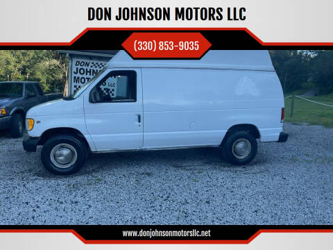 2001 Ford E-Series for sale at DON JOHNSON MOTORS LLC in Lisbon OH