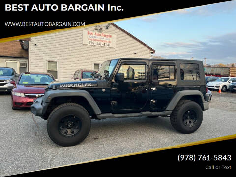 2008 Jeep Wrangler Unlimited for sale at BEST AUTO BARGAIN inc. in Lowell MA