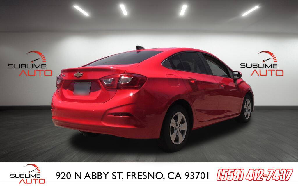 2017 Chevrolet Cruze for sale at SUBLIME AUTO in Fresno, CA