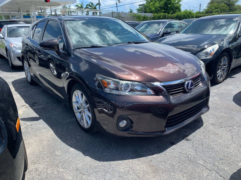 2012 Lexus CT 200h for sale at America Auto Wholesale Inc in Miami FL